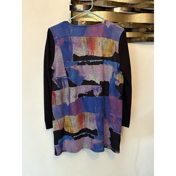 Lily London Women’s Tunic Sweater Top Medium With Pockets Artsy Boho Casual Cute - Picture 2 of 7
